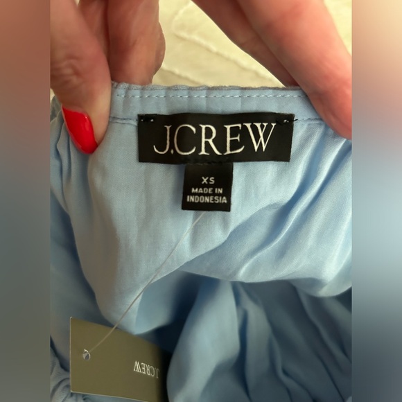 J. Crew V-neck midi dress in soft gauze - Picture 5 of 13